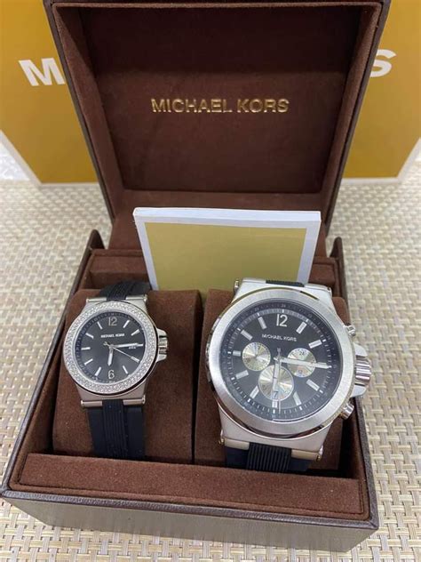 original michael kors couple watch|Michael Kors black watch ladies.